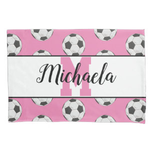 Padrão inicial da bola do futebol, cor-de-rosa, m