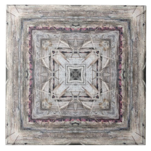 Padrão Inspirado Aztec bonito Tingido Rosa