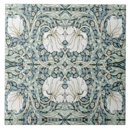 Padrão Intrincado Azul Pimpinela de William Morris