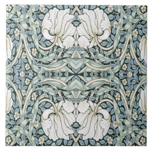 Padrão Intrincado Azul Pimpinela de William Morris