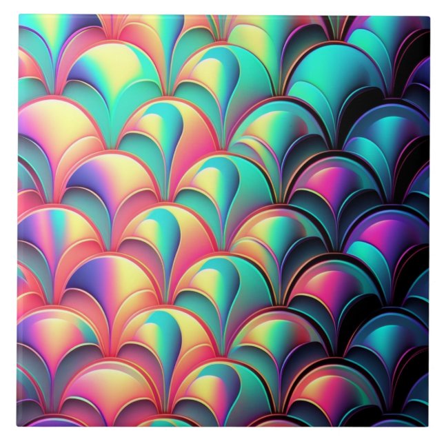 Padrão iridescente da moda (Frente)
