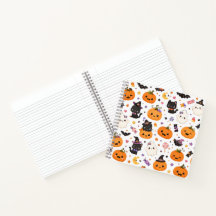 Padrão Kawaii de Halloween com Abóboras Fofas