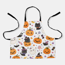 Padrão Kawaii de Halloween com Abóboras Fofas