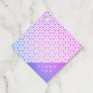 Padrão KIMONO 毘沙門亀甲 etiqueta de mensagens de agrad