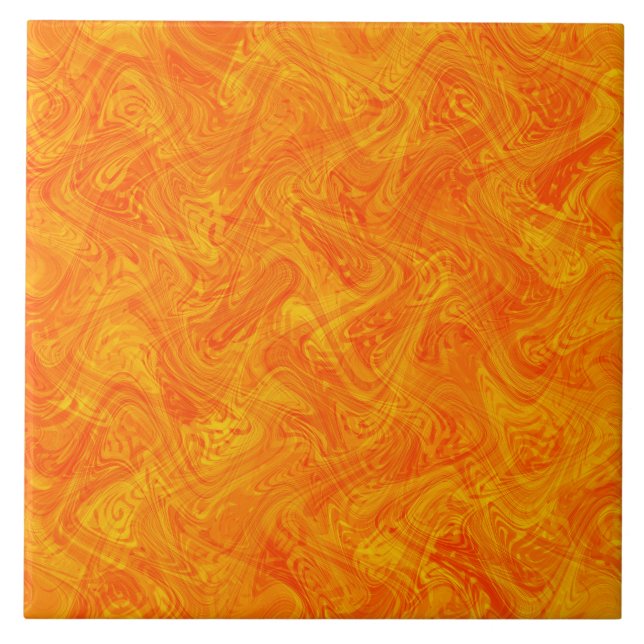 Padrão Laranja Amarelo Mármore (Frente)