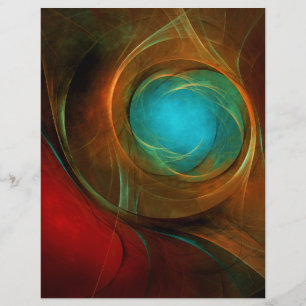 Padrão Legal de Abstrato de Arte Fina Azul Moderna