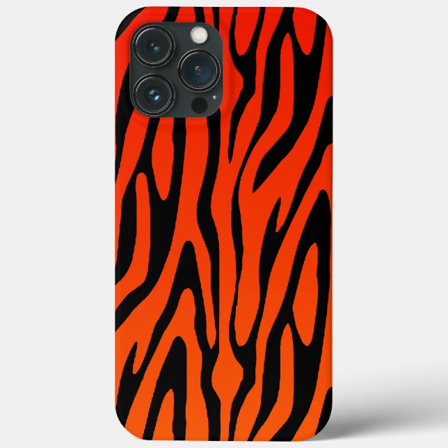 Padrão legal de faixa de laranja e zebra negra (Verso)