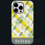 Padrão legal de limão preto amarelo-retrô<br><div class="desc">Esta capa de telefone fofinha da Samsung apresenta um padrão repetitivo divertido com limões e folhas verdes com jato preto. Perfeito para quem ama limões ou cuja cor favorita é o amarelo. Personalize essa capa de telefone fofa com um tema cítrico e adicione seu nome na base do caso.</div>