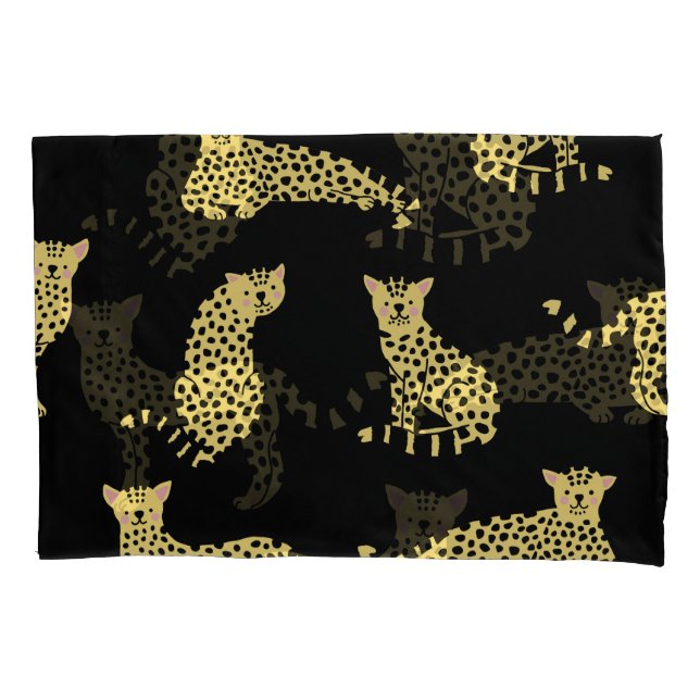 Padrão Leopardo: Chita Preta de Fundo (Frente)