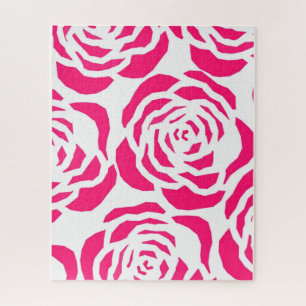Padrão-Leopardo Rosa Quebra-cabeça