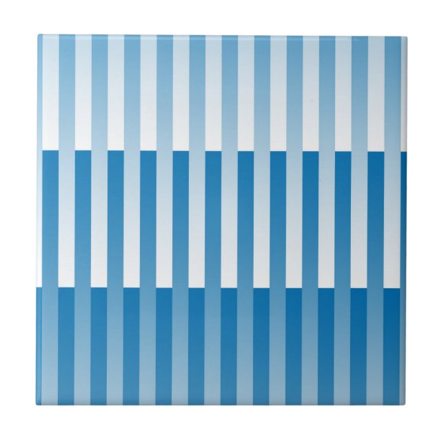 Padrão Listrado Azul Branco (Frente)
