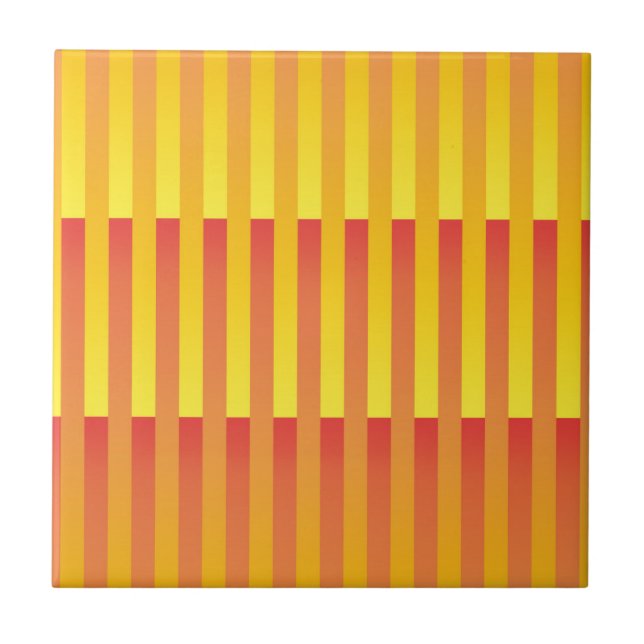 Padrão Listrado Laranja Amarelo (Frente)