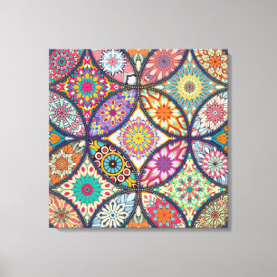 Padrão Mandala - Canvas