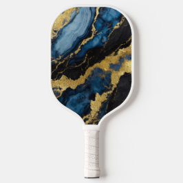 Padrão Marble Azul com Dourado