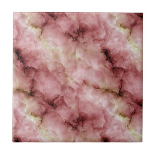 Padrão Marble em tons de rosa e creme