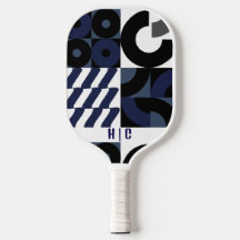 Padrão marinho Azul Invisível | Monograma Moderno