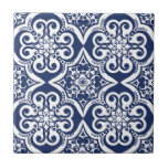 Padrão marroquino azul e branco<br><div class="desc">Padrão marroquino azul e branco elegante. Este design está disponível em várias cores e produtos.</div>