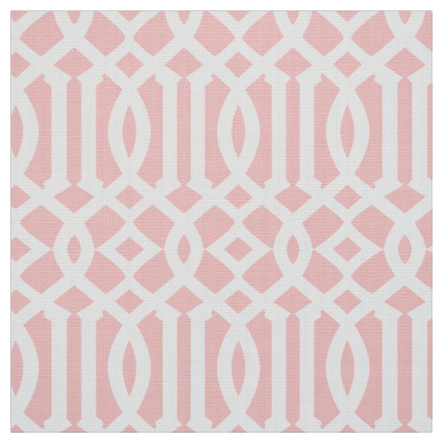 Padrão marroquino cor-de-rosa pálido | Tecido (Modelo)