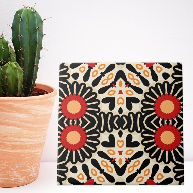 Padrão Mático Boêmico Árabe, Étnico Vibrante (Criador carregado)