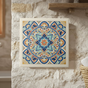 Padrão Mediterrâneo Colorido Pat#1 ID1195