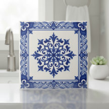 Padrão Mediterrâneo Pat#10 Azul Marfim ID1195