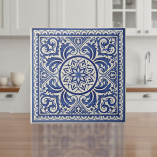 Padrão Mediterrâneo Pat#11 Azul Marfim ID1195