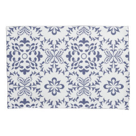 Padrão mediterrânico azulejo italiano branco e azu