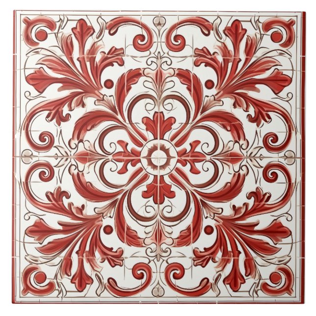 Padrão mediterrânico italiano Vintage (Frente)