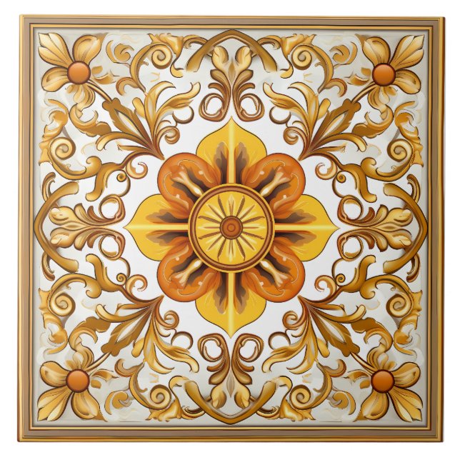 Padrão mediterrânico italiano Vintage (Frente)