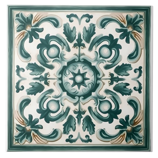Padrão mediterrânico italiano Vintage (Frente)