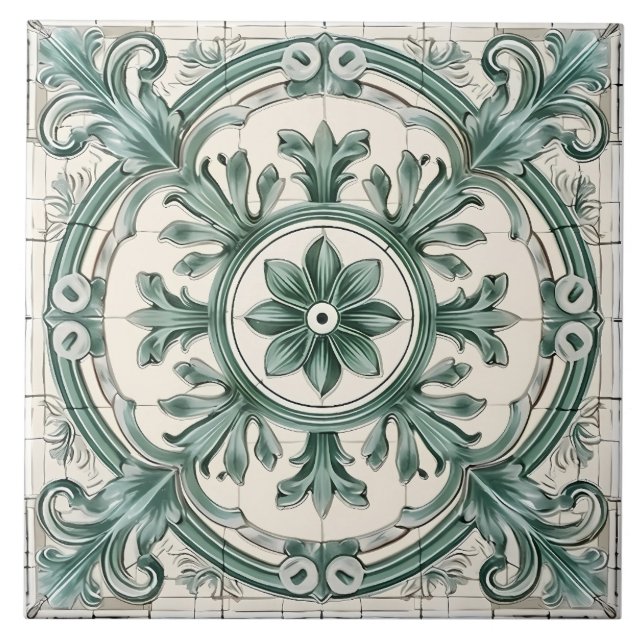 Padrão mediterrânico italiano Vintage (Frente)