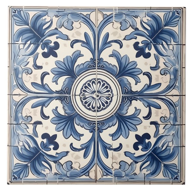 Padrão mediterrânico italiano Vintage (Frente)