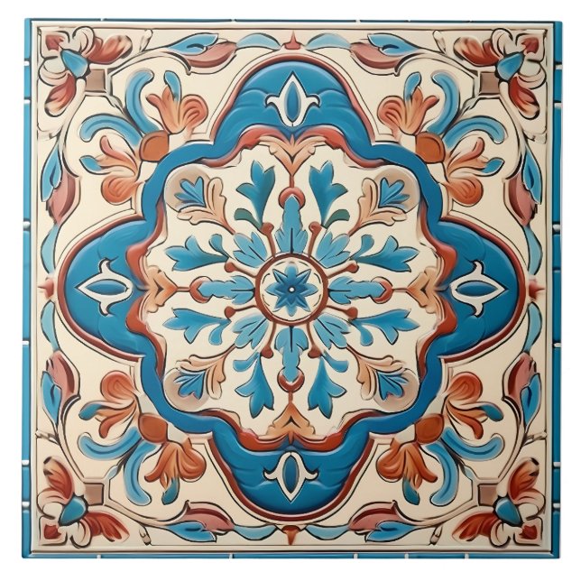 Padrão mediterrânico italiano Vintage (Frente)