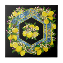 Padrão mediterrânico revisto 8 Azulejo cerâmico