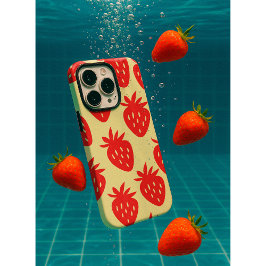 Padrão Minimalista de Morango