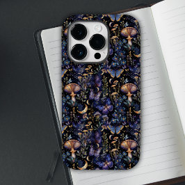 Padrão Místico Celestial Floral Borboleta