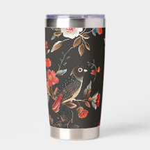Padrão moderno Aves Florais