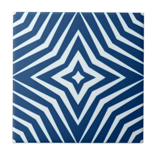 Padrão moderno com estrelas branco e azul M5