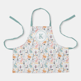 Padrão Moderno de Coelhos de Floresta de Madeira