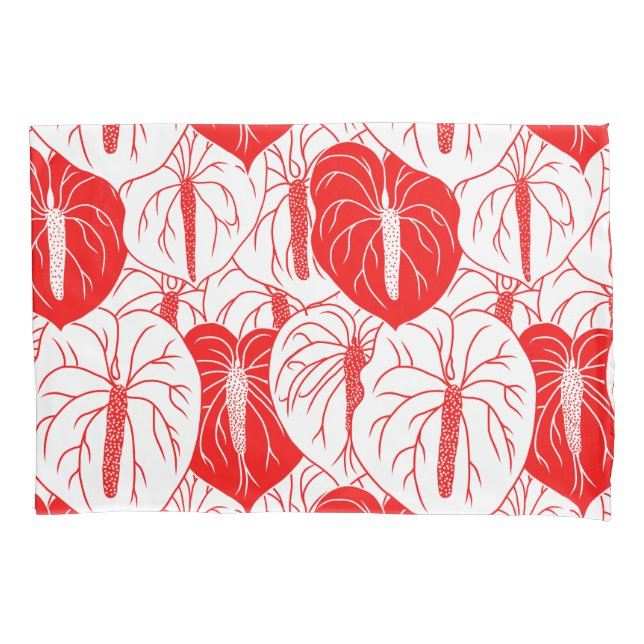 Padrão moderno de impressão de Anthurium havaiano (Frente)