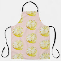 Padrão moderno de limões cor-de-rosa e amarelo
