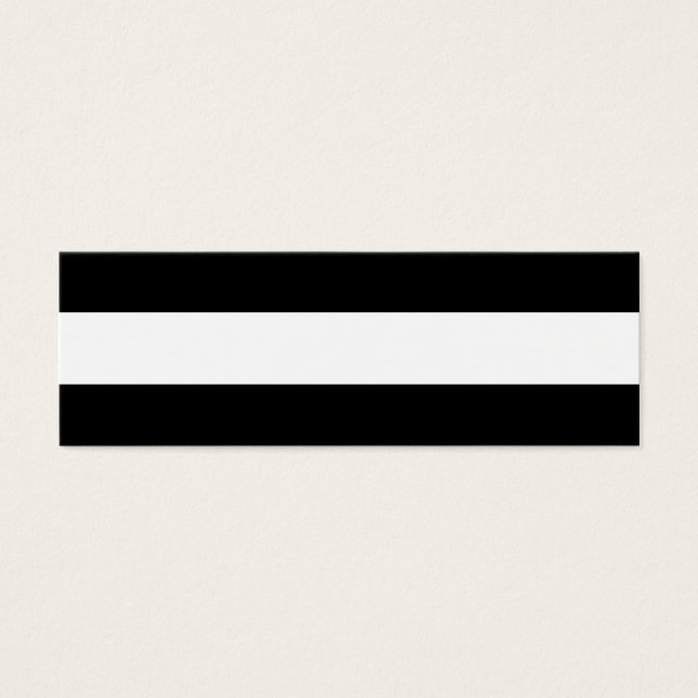 Padrão Moderno de Stripes Brancas Pretas (Frente)