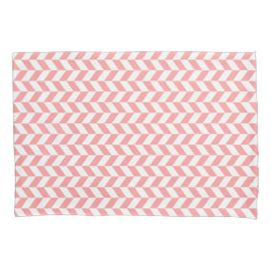 Padrão Moderno do Herringbone, Rosa e Branco