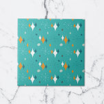 Padrão moderno do Meio século Starburst em Teal<br><div class="desc">Este abstrato retro-design combina a explosão estelar do século médio e formas modernas e reflete as vibrações retrovisuais. Perfeito para pessoas que amam a estética retrô e vintage.</div>