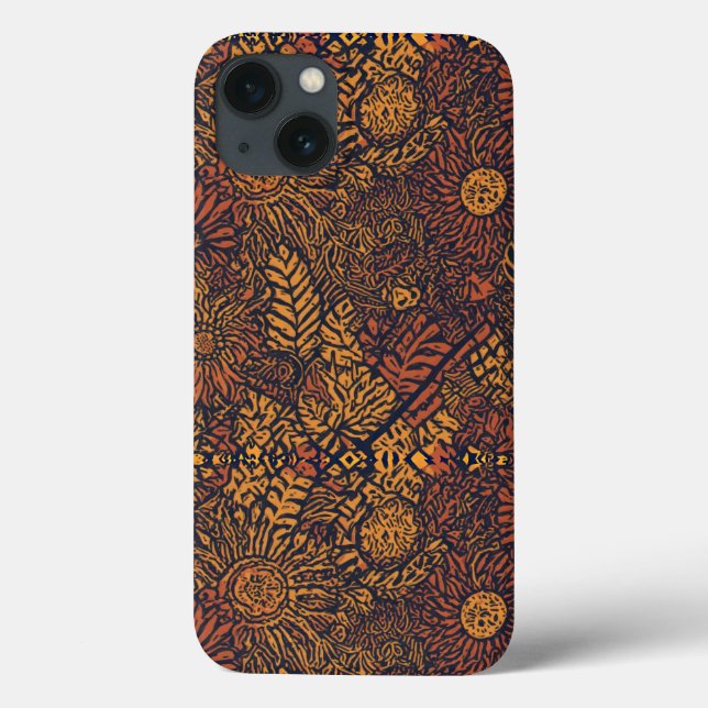 Padrão Moderno Étnico Inspirado em Batik (Verso)