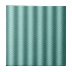 Padrão Moderno Verde Verde Azul Onda Teal