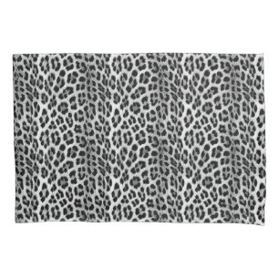 Padrão monocromático preto e branco, leopardo