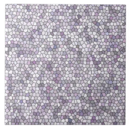Padrão Mosaico Cinza Roxo