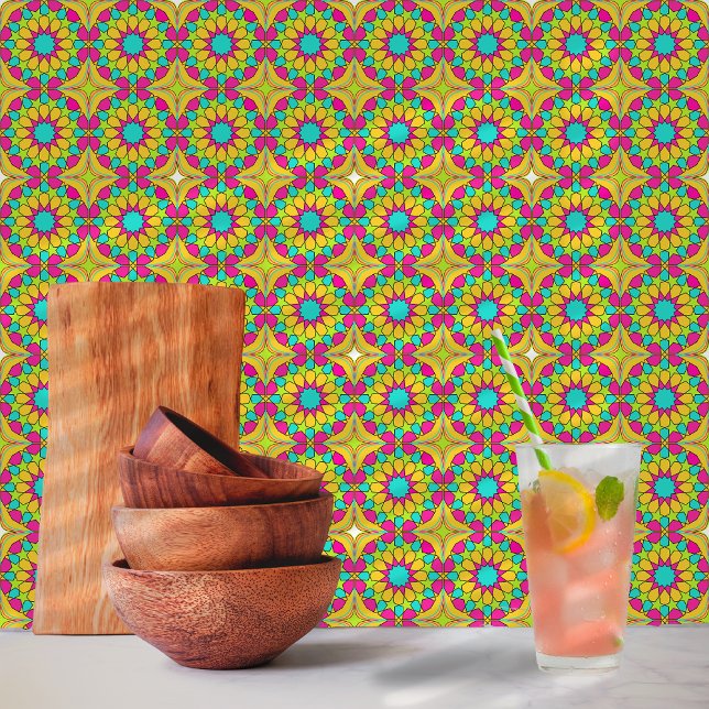 Padrão Mosaico marroquino de primavera Fling (Criador carregado)