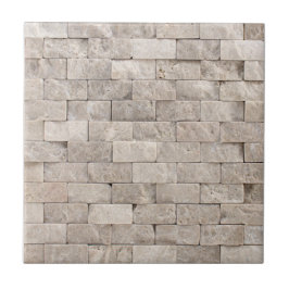 Padrão Mosaico Trendy Faux 3D Stone Brick